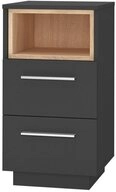 Vicco Nachtschrank Beatrice, Wei&szlig;/Sonoma, 36 x 68 cm (1-St)
