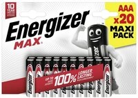 Energizer Energizer Max Micro (AAA)-Batterie Alkali-Mangan 1.5 V 20 St. Batterie
