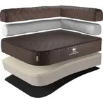 Knuffelwuff Tierbett Hundebett Winslow Lehne Rechts, Orthop&auml;disch braun 70 cm...