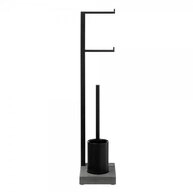 blomus Badorganizer Toilettenbutler Menoto Black Steel (Large)