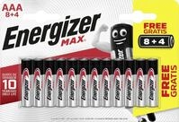 Energizer Energizer Max Alkaline Batterie Micro AAA 1,5 V, 8 Batterie