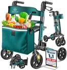 KESSER Rollator Aluminium &ndash; faltbar, h&ouml;henverstellbar & bis 136 kg...