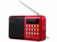 M2-Tec V60BT Küchen-Radio (FM-Radio, 3,00 W, Radiofunktion, SD-Karte, USB,