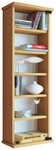VCM Standregal Holz CD DVD Wandregal Schrank Loposa Glast&uuml;r, 1-tlg.