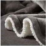 Wohndecke, Woltu, super Dicke Warme Fleecedecke Kuscheldecke Sofadecke
