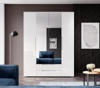 Pol-Power Kleiderschrank 160 x 208 x 57 cm (B/H/T)