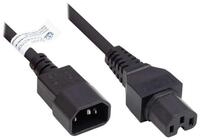GOOD CONNECTIONS Alcasa P1450-S010 Stromkabel Schwarz 1 m C14-Koppler...