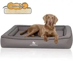 Knuffelwuff Tierbett Hundebett Hampstead, Orthop&auml;disch grau 100 cm x 120 cm