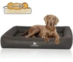 Knuffelwuff Tierbett Hundebett Montego, Orthop&auml;disch schwarz 100 cm x 120 cm