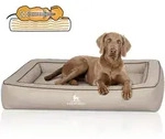 Knuffelwuff Tierbett Hundebett Montego, Orthop&auml;disch grau 100 cm x 120 cm