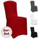 Detex Stuhlhusse, 2er Set Stretch Hussen St&uuml;hle OEKO-TEX Stuhl&uuml;berzug Weihnachten
