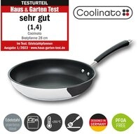 Coolinato Bratpfanne 28cm Pfanne &ndash; antihaftbeschichtet, (1-tlg)