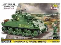 COBI Modellbausatz Sherman IC Firefly Hybrid, Modell, 600 Teile, ab 8 Jahren