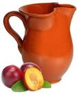 MamboCat Wasserkrug Tonkrug Pitcher 0,5L Glasiert - 99546