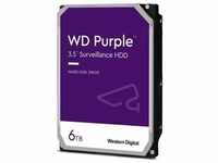Western Digital WD Purple interne HDD-Festplatte (6TB) 3,5" schwarz|silberfarben