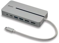 Lindy Laptop-Dockingstation Lindy DST-Mx Duo, Dockingstation, (2x 4K HDMI, PD
