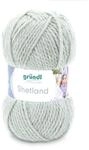 Gr&uuml;ndl Gr&uuml;ndl Wolle Shetland 100 g moos melange 100 g H&auml;kelwolle