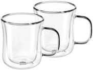 GR&Auml;WE Glas GR&Auml;WE Doppelwandige-Thermogl&auml;ser mit Henkel, 250ml, 2er Set,...