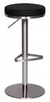Wohnling Barhocker Barhocker WL1.293 Schwarz Edelstahl verstellbare Sitzh&ouml;he 360&deg;