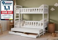 Kids Collective Etagenbett Hochbett Stockbett Kinderbett 90x200 cm mit Ausziehbett