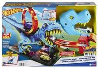 Mattel GmbH Spielzeugeisenbahn-Erweiterung Hot Wheels City T-Rex Chomp Down -