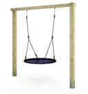Wickey Nestschaukel Aero Sun &ndash; Holzschaukel mit Nestschaukel f&uuml;r Kinder,