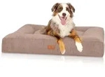Knuffelwuff Tierbett Hundebett Sofia, Orthop&auml;disch beige 100 cm x 120 cm
