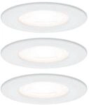 Paulmann LED Einbaustrahler Paulmann LED Einbauleuchte Nova 3er Set wei&szlig; &Oslash;...