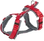 TRIXIE Hunde-Geschirr Premium Trekking Geschirr - rot/grafit - 53&ndash;64 cm/20 mm,