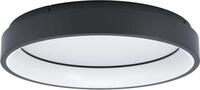 EGLO Deckenleuchte MARGHERA-Z Deckenlampe schwarz, ZigBee 3.0, Disco-Modus, Lampe,