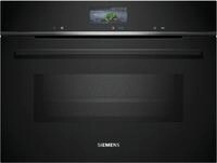 SIEMENS Backofen mit Mikrowelle iQ700 CM776GKB1, mit 1-fach-Teleskopauszug,...