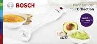 BOSCH Stabmixer Bosch MSMP1000 YourCollection Stabmixer 350W wei&szlig;/rot