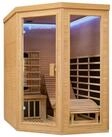Artsauna Infrarotkabine Esbjerg Triplex-Heizsystem, f&uuml;r 2 Personen, Hemlock-Holz,