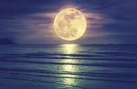 The Wall - the art of framing AG Wandbild Deco-Panel Bild - Ocean Moon 90 x 58 cm,