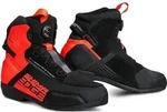 SHIMA Edge Vented Motorrad Schuhe Motorradstiefel perforiert rot|schwarz 48 EU