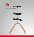One for All TV-St&auml;nder WM 7476, (bis 70 Zoll, Quadpod TV Stand 70" 360 Grad drehbar,