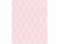 Art for the home Myrtle Geometrisch rosa gold (104122)