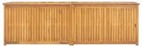 vidaXL Gartenbox, Gartenaufbewahrungsbox 175x50x55 cm Massivholz Teak