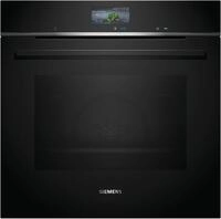 SIEMENS Backofen iQ700 HB736G1B1 Einbau-Backofen, Schwarz, Edelstahl, EEK: A+, mit