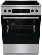 GORENJE Elektro-Standherd GECS6C70, mit 2-fach-Teleskopauszug, Aqua Clean, Knusprig