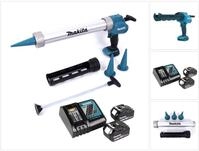 Makita Akku-Kartuschenpistole DCG 180 RGX 18 V 300 / 600 ml + 2x Akku 6,0 Ah +