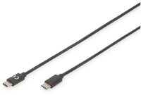 Digitus Digitus USB-Kabel USB 2.0 USB-C&reg; Stecker, USB-C&reg; Stecker 3.00 m Schwa