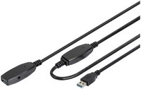 Digitus Digitus USB-Kabel USB 3.2 Gen1 USB-A Stecker, USB-A Buchse 10.00 m Sc