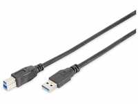 Digitus Digitus USB-Kabel USB 3.2 Gen1 (USB 3.0 / USB 3.1 Gen1) USB-A Stecker,