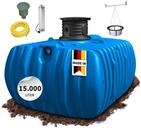4rain Druckbeh&auml;lter FLAT L Flachtank-Paket 15000 Liter Garten-Comfort