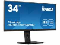 Iiyama XUB3493WQSU-B5 LED-Monitor (86,7 cm/34 , 3440 x 1440 px, UWQHD, 4 ms