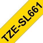 Brother Beschriftungsband TZe-SL661 selbstlaminierendes Schriftband schwarz