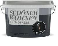 SCH&Ouml;NER WOHNEN FARBE Wandfarbe SW Trend Wandfarbe matt 1,0L New Black 9538