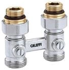 Caleffi Heizk&ouml;rperthermostat Caleffi Hahnblock 1/2" x 3/4" Durchgang Doppel