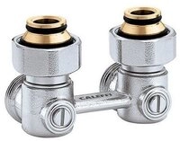 Caleffi Anschlussst&uuml;ck, Hahnblock 3/4 Zoll Eurokonus